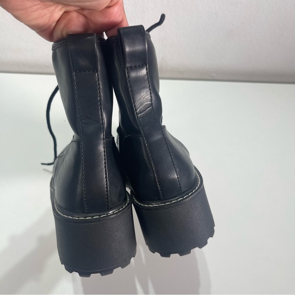 Madden Girl Women Carra Black Chunky Ankle Boots 9M Goth Emo Punk Moto Biker - Picture 7 of 7